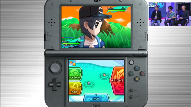 Illustration for article titled Pokémon Sun and Moon Footage Shows Three New Monsters, Battles, and More